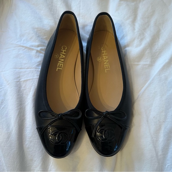 Chanel Black Ballet Flats